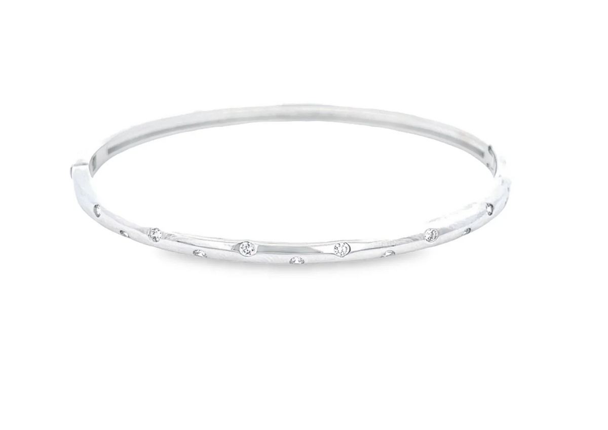 Sophia Bracelets Dotted Silver Bracelets - Tophatter Daily Deals