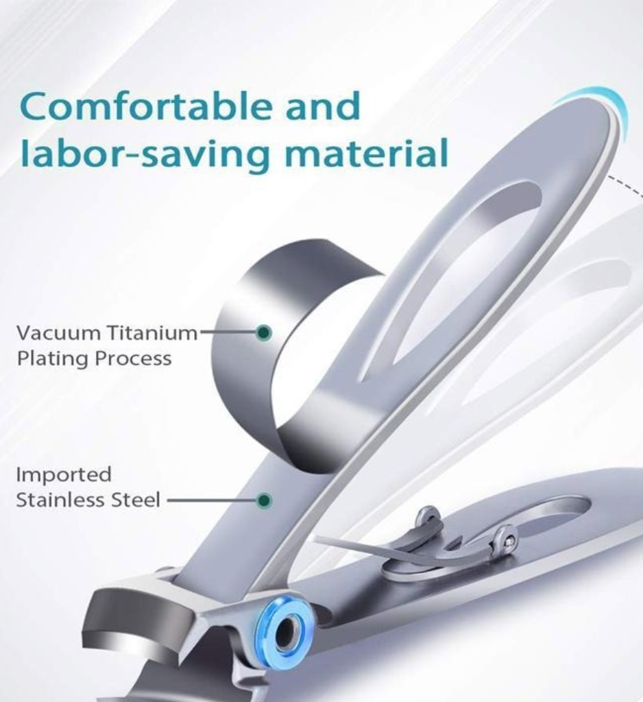 Nail Clippers For Thick Nails Stainless Steel Ergonomic - Tophatter Daily Deals