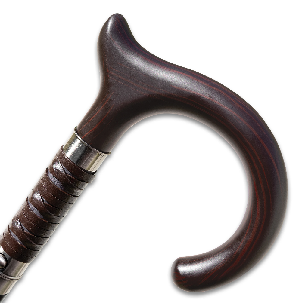 Shikoto Gentleman's Hook Sword Cane Sword Canes - Tophatter Daily Deals