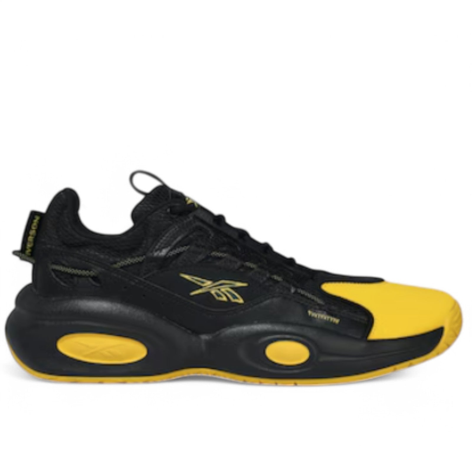 Reebok Men's Solution Mid Shoes - Cblack/Toxyel/Forgrn Cblack Toxyel Forgrn 8.5 Footwear - Tophatter Daily Deals
