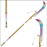 KPop Demon Hunters - Mira's Gok-Do Curved Moon Sword (162cm) Sword - Tophatter Daily Deals
