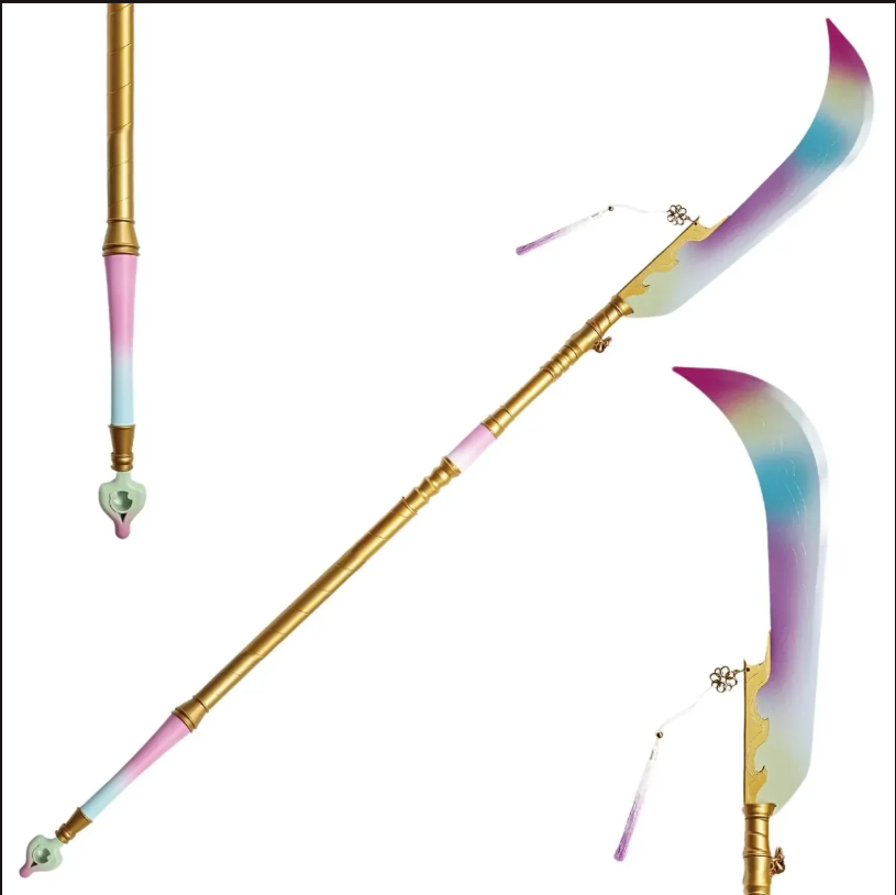KPop Demon Hunters - Mira's Gok-Do Curved Moon Sword (162cm) Sword - Tophatter Daily Deals