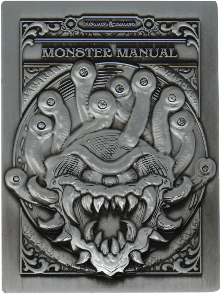 Dungeons &amp; Dragons – Official Limited Edition Monster Manual Ingot Replica Coin - Tophatter Daily Deals