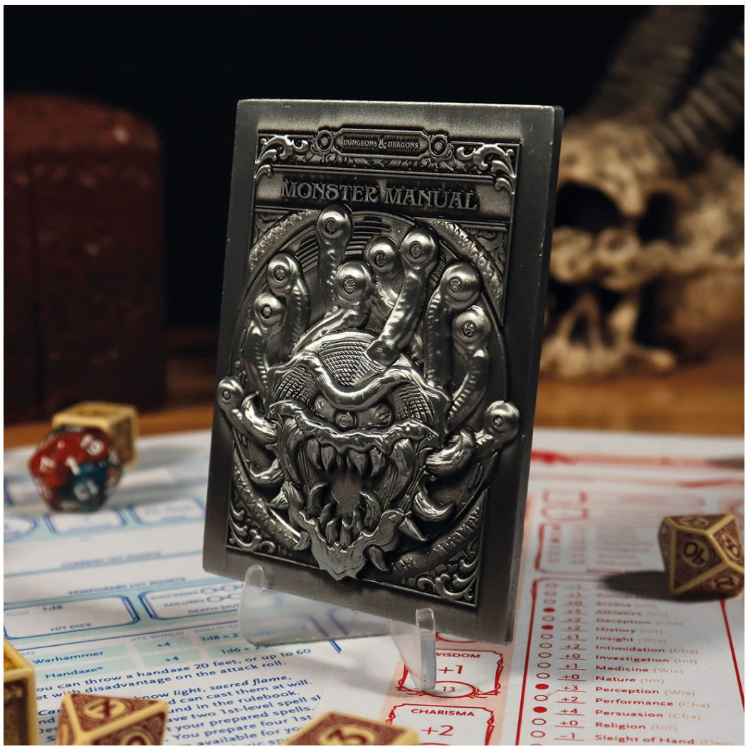 Dungeons &amp; Dragons – Official Limited Edition Monster Manual Ingot Replica Coin - Tophatter Daily Deals
