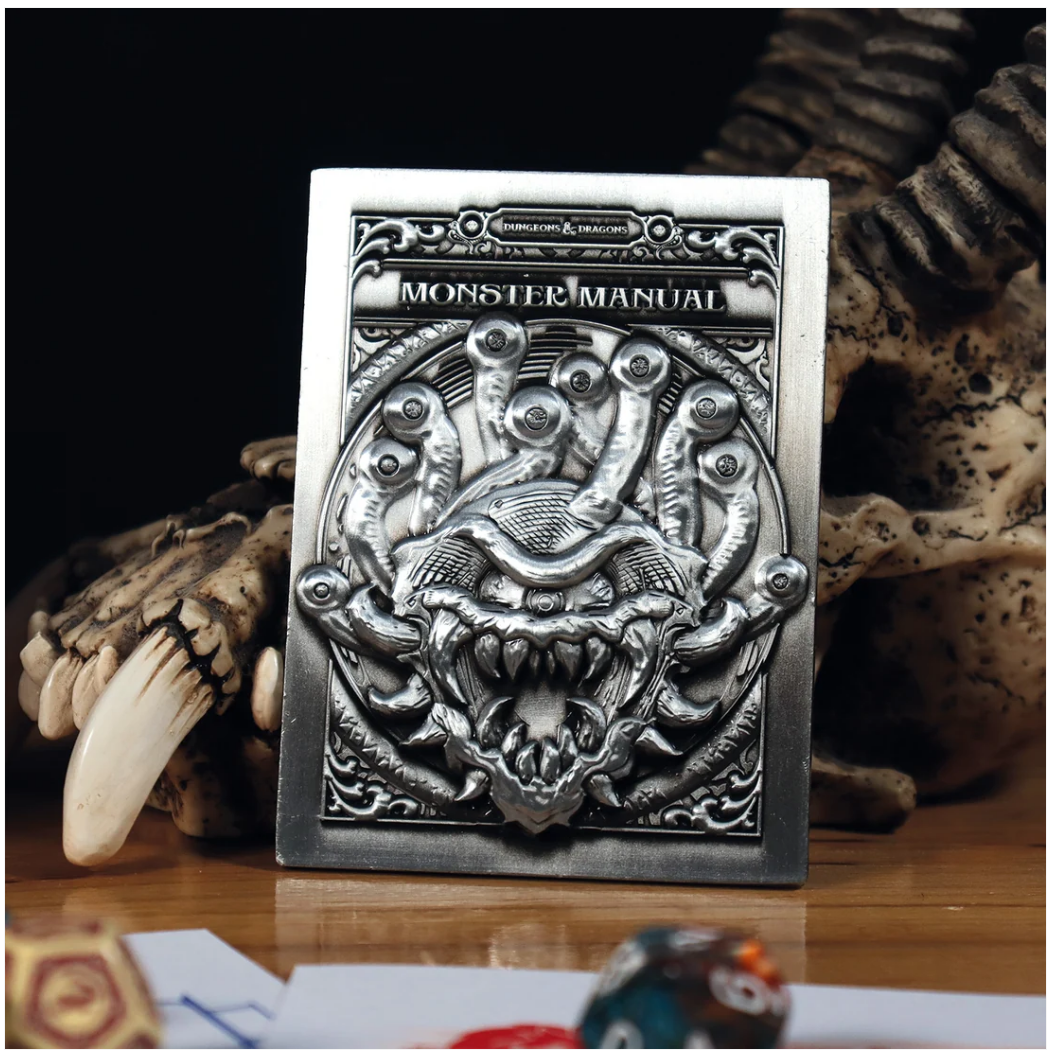 Dungeons &amp; Dragons – Official Limited Edition Monster Manual Ingot Replica Coin - Tophatter Daily Deals