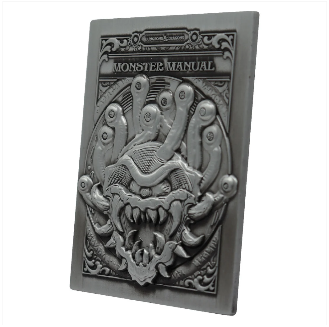 Dungeons &amp; Dragons – Official Limited Edition Monster Manual Ingot Replica Coin - Tophatter Daily Deals