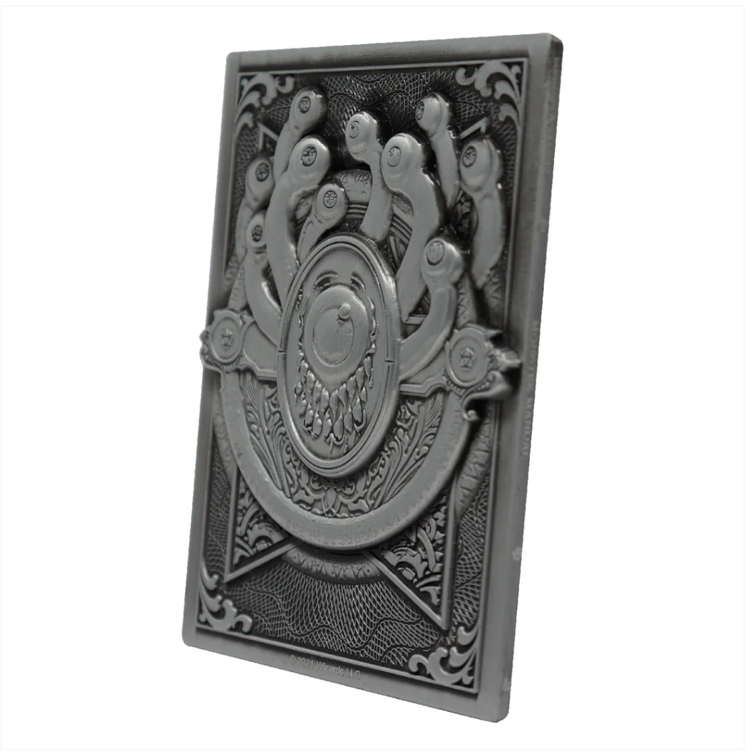 Dungeons &amp; Dragons – Official Limited Edition Monster Manual Ingot Replica Coin - Tophatter Daily Deals