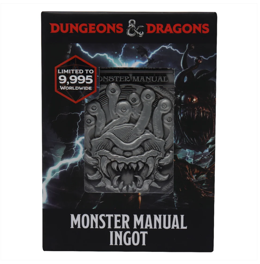 Dungeons &amp; Dragons – Official Limited Edition Monster Manual Ingot Replica Coin - Tophatter Daily Deals