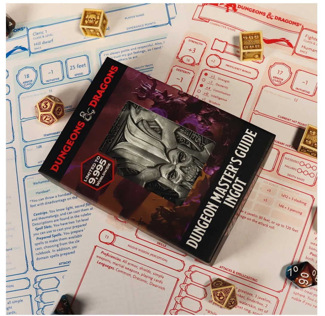 Dungeons &amp; Dragons – Official Limited Edition Monster Manual Ingot Replica Coin - Tophatter Daily Deals