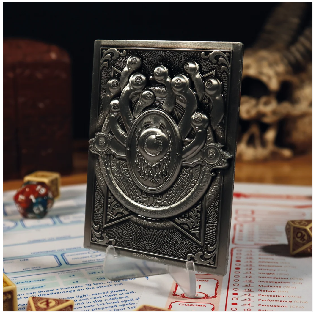 Dungeons &amp; Dragons – Official Limited Edition Monster Manual Ingot Replica Coin - Tophatter Daily Deals
