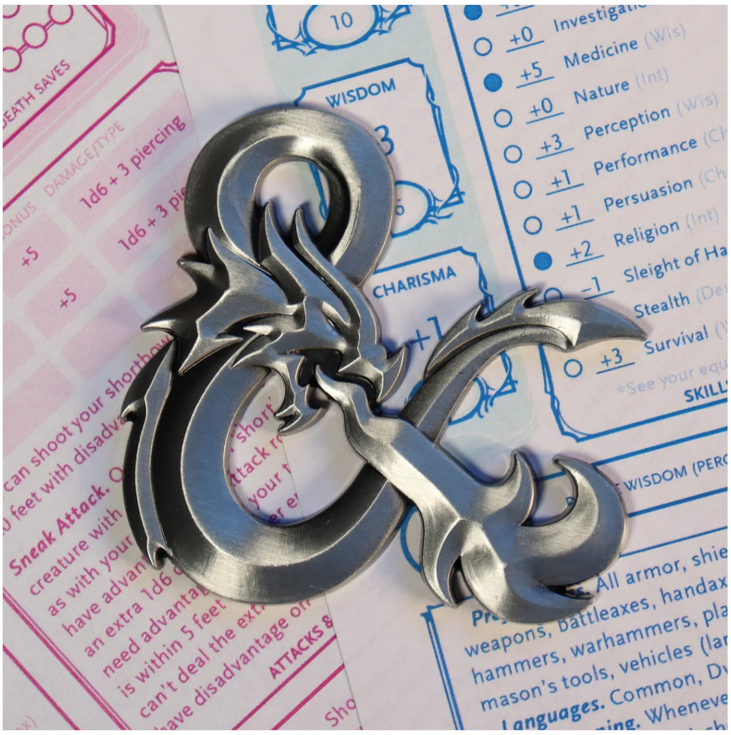 Dungeons & Dragons – Official Limited Edition Ampersand Medallion Replica Coin - Tophatter Daily Deals