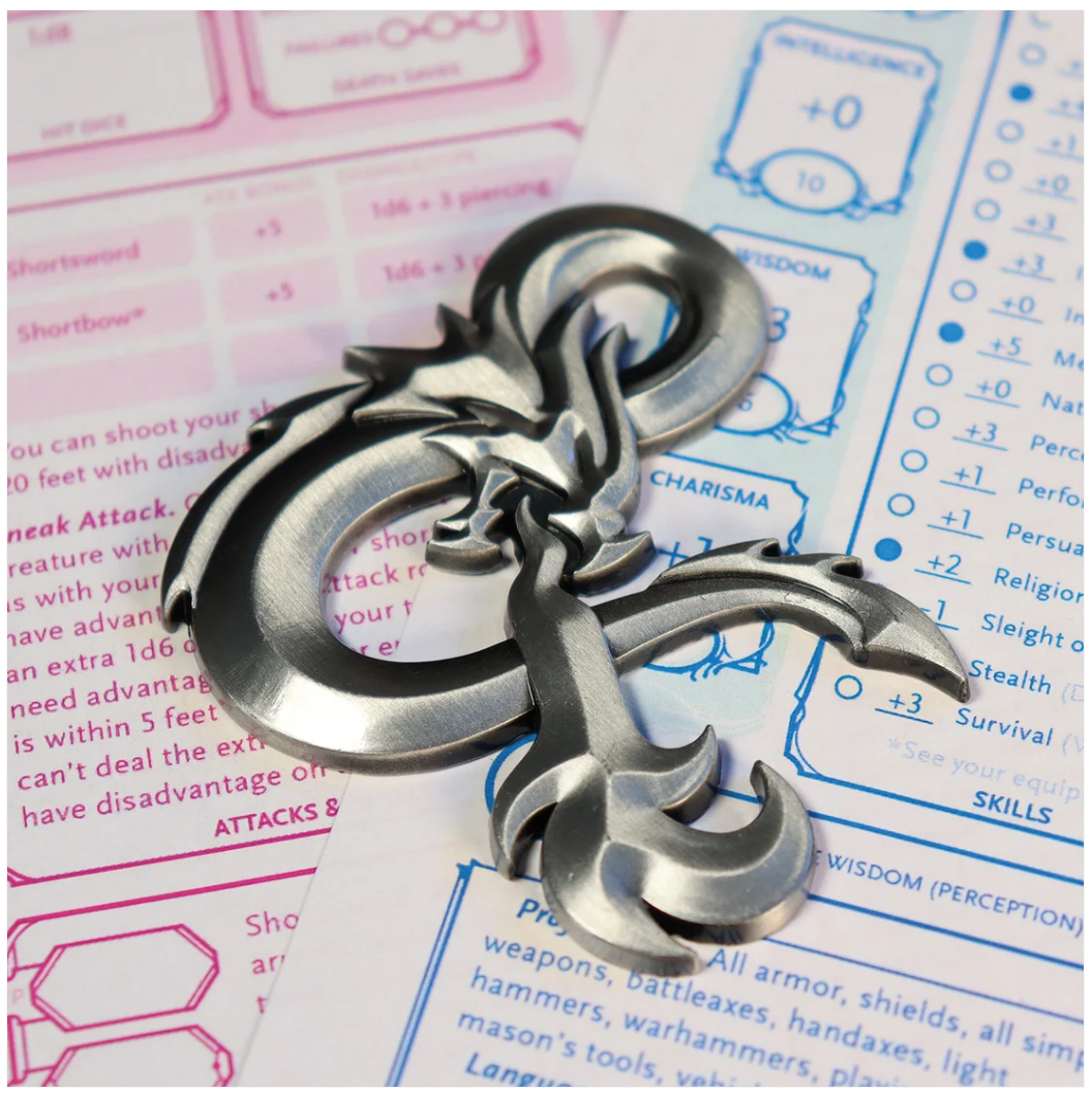 Dungeons & Dragons – Official Limited Edition Ampersand Medallion Replica Coin - Tophatter Daily Deals