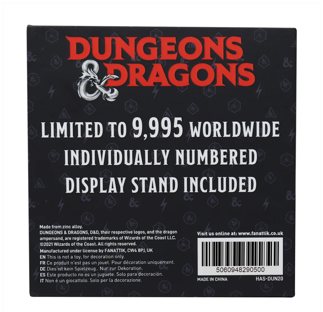 Dungeons & Dragons – Official Limited Edition Ampersand Medallion Replica Coin - Tophatter Daily Deals