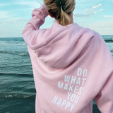 Oversized Cozy Women's Hoodie - Relaxed Cut, Fleece, Casual Pink - Tophatter Daily Deals