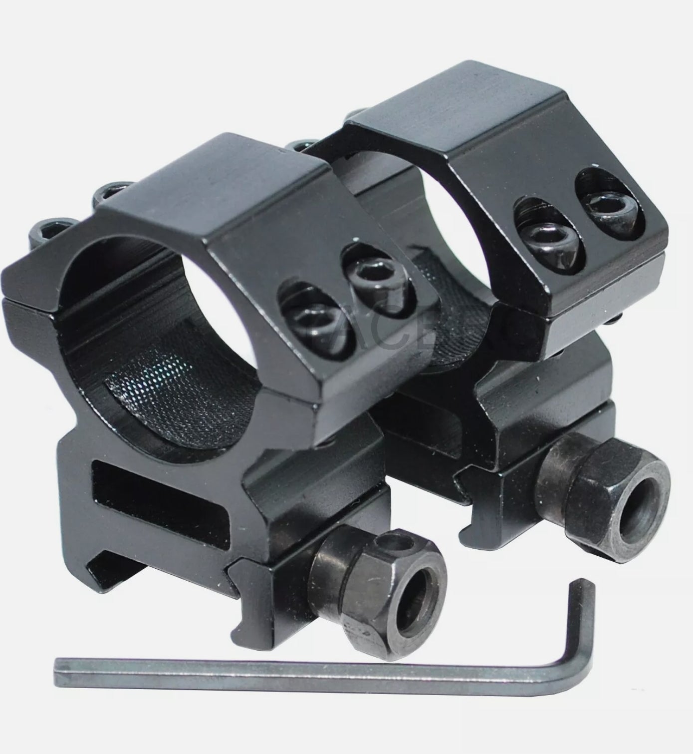 1 Pair 1" Medium Profile Scope Rings Mounts - Tophatter Daily Deals