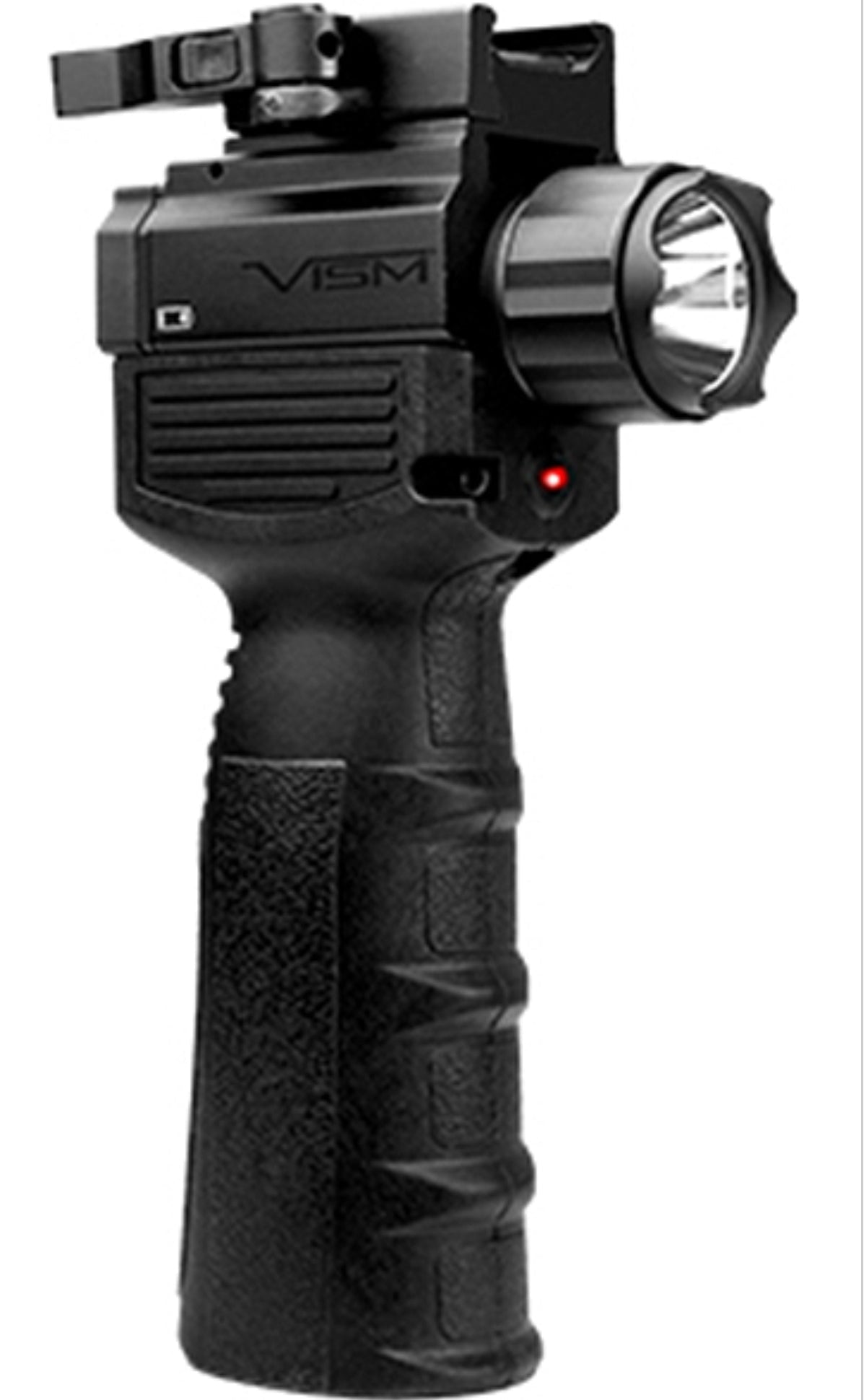 NcSTAR VISM Vertical Grip w/LED Flashlight/Red Laser - Tophatter Daily Deals