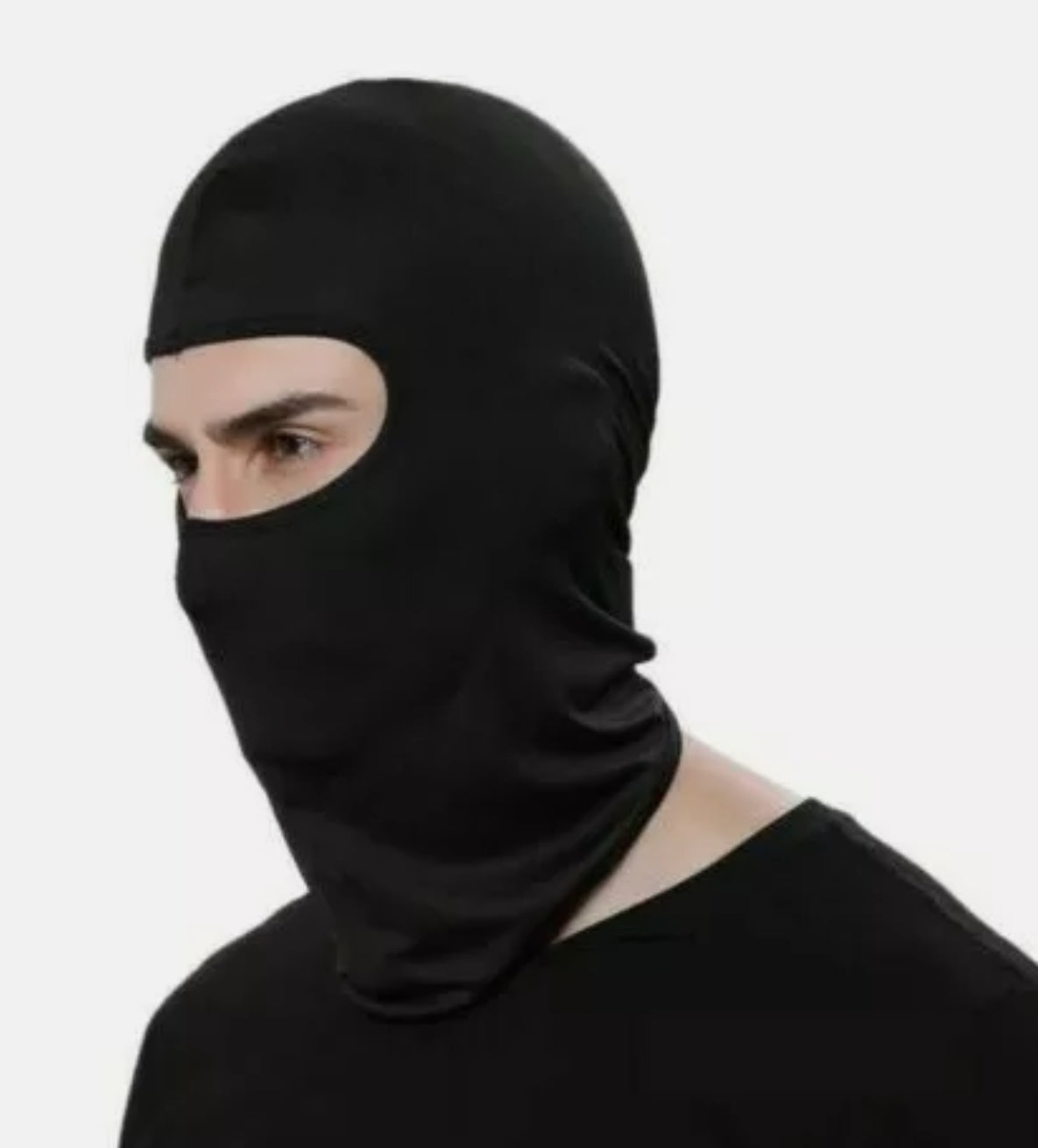 Black Lycra Mask - Tophatter Daily Deals