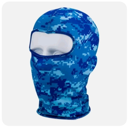 Digital Camo Navy Lycra Mask - Tophatter Daily Deals