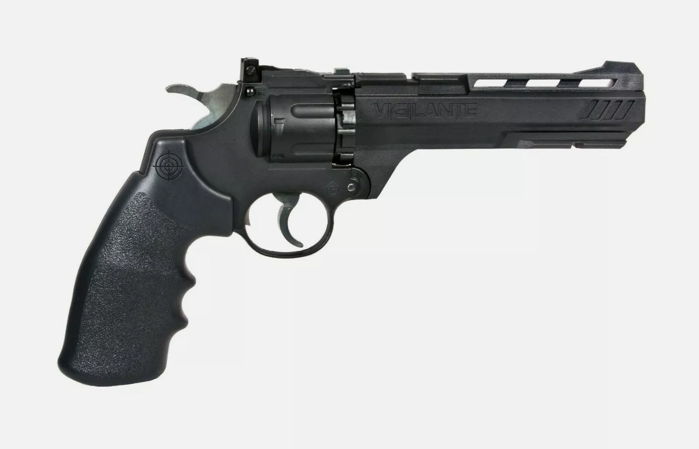 Crosman Vigilante Semi Auto CO2 Air Revolver. Dual Ammo! 0.177 Pellets & BBs! - Tophatter Daily Deals