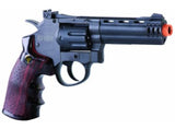 Game Face ACG357 CO2-Powered GF600 Semi-Auto 8-Shot 357 Airsoft Revolver, - Tophatter Daily Deals