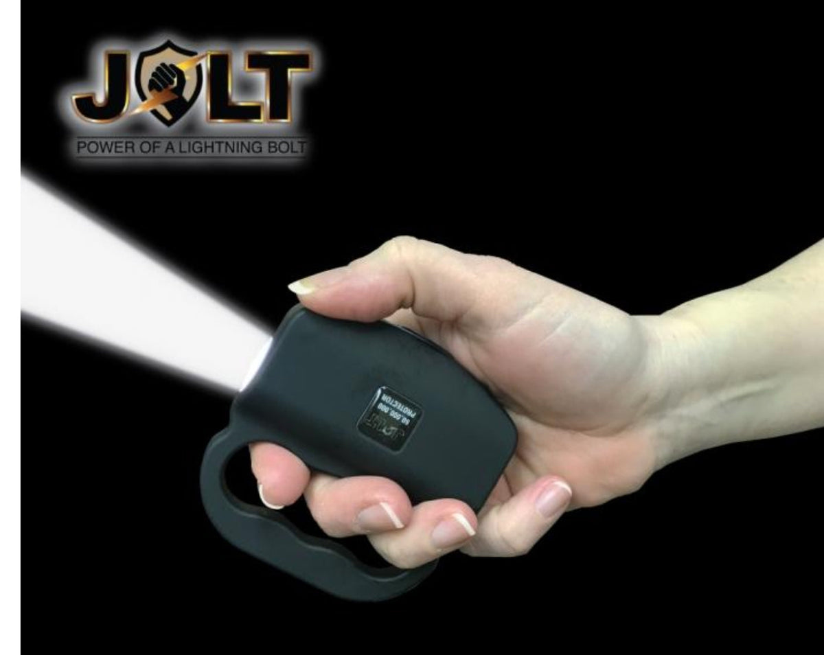 JOLT PROTECTOR RECHARGEABLE LED STUN GUN 60M - Tophatter Daily Deals