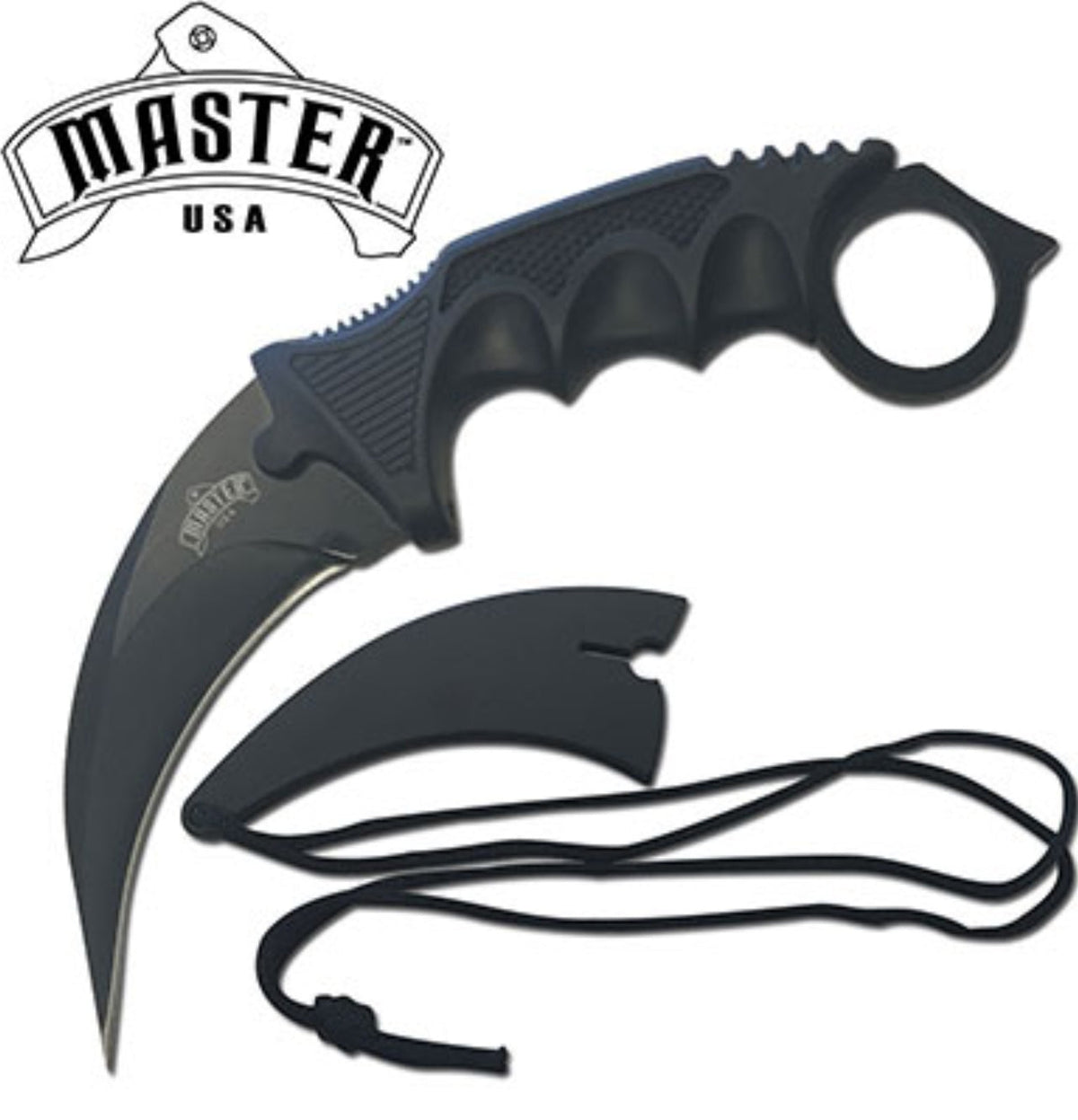 MASTER USA MU-1142 FIXED BLADE KNIFE 7.5" OVERALL - Tophatter Daily Deals