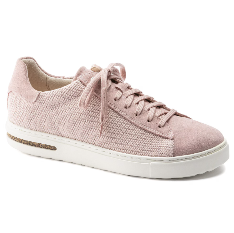 Birkenstock Bend Low Canvas-Suede Shoes Soft Pink Medium Narrow Footwear - Tophatter Daily Deals