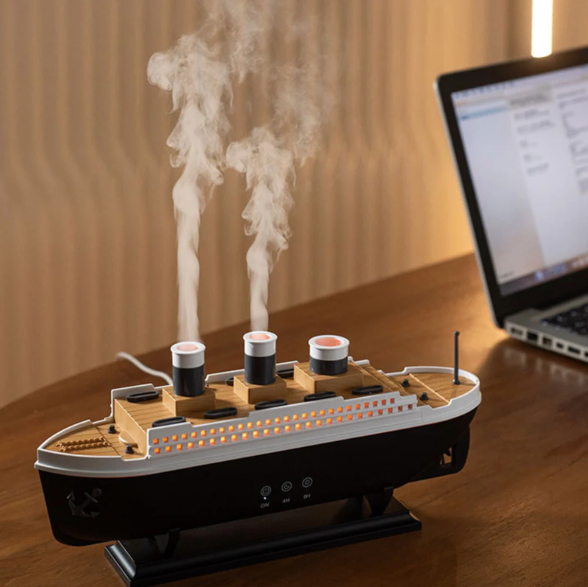 Titanic Humidifier + FREE Heart Of The Ocean Necklace - Tophatter Daily Deals
