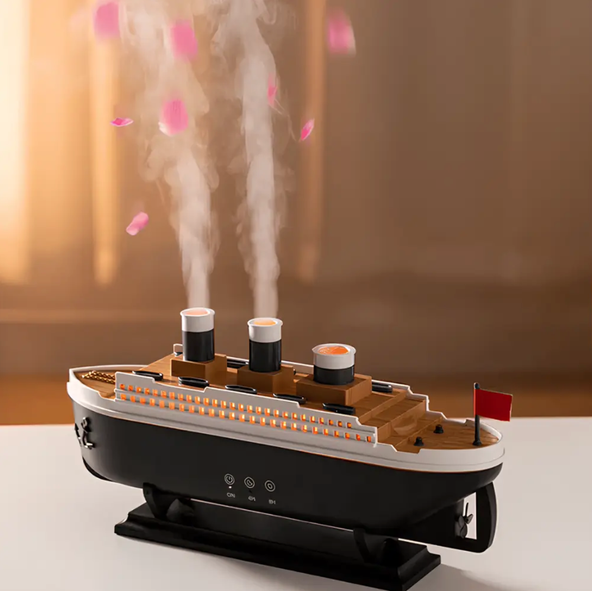 Titanic Humidifier + FREE Heart Of The Ocean Necklace - Tophatter Daily Deals