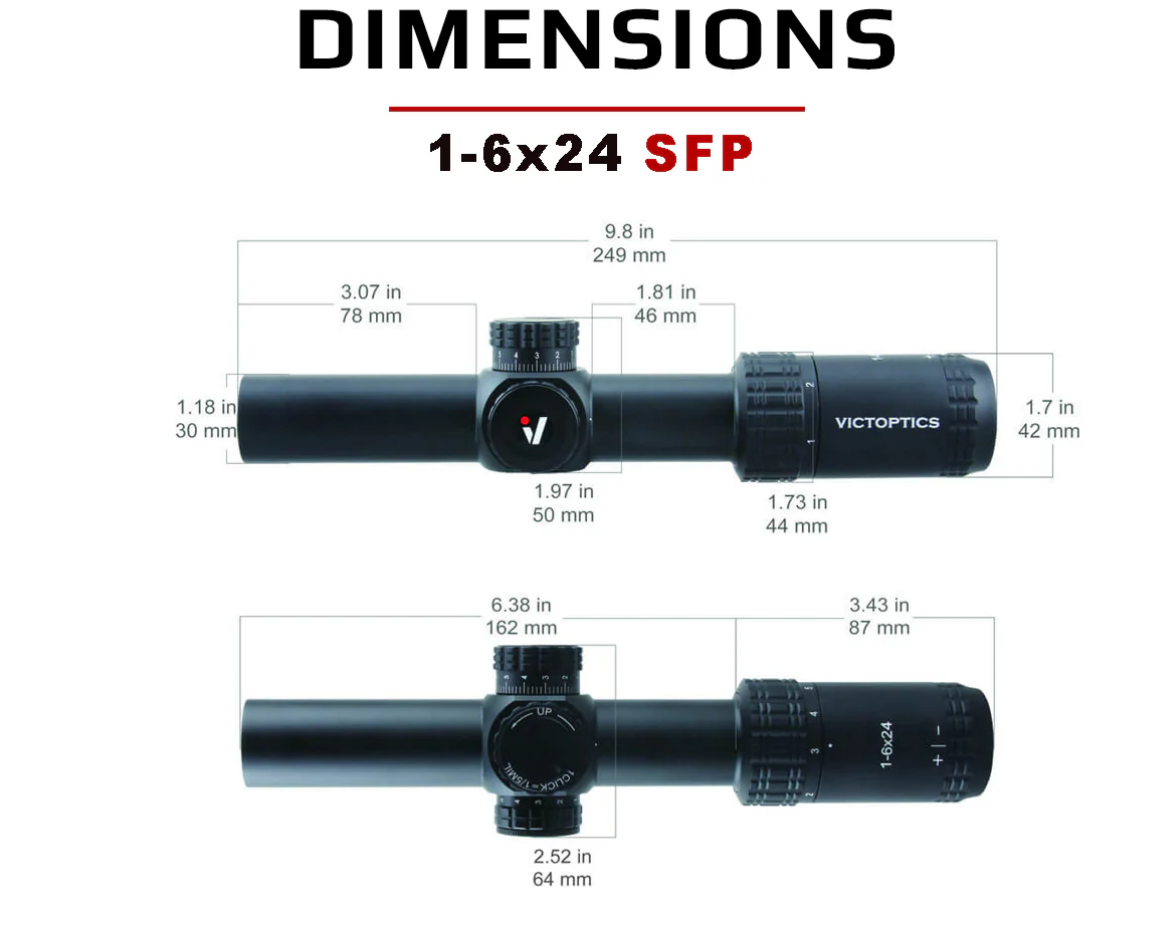 VECTOR OPTICS OPSL23 S6 1-6X24 ET SFP SCOPE - Tophatter's Army Deals OPTICS & SCOPES - Tophatter Daily Deals