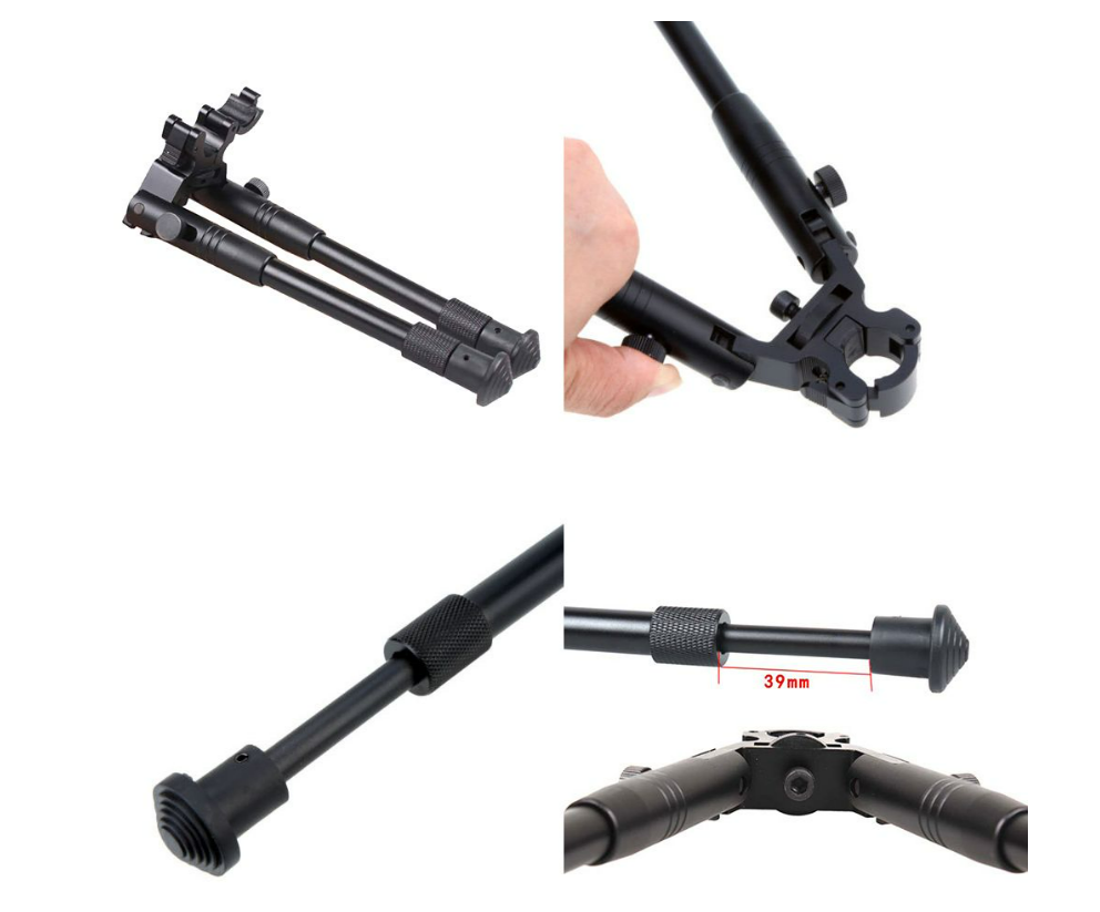 HUAYE JD-46 BIPOD-UNIVERSAL RAIL MOUNT - Tophatter's Army Deals GADGETS - Tophatter Daily Deals