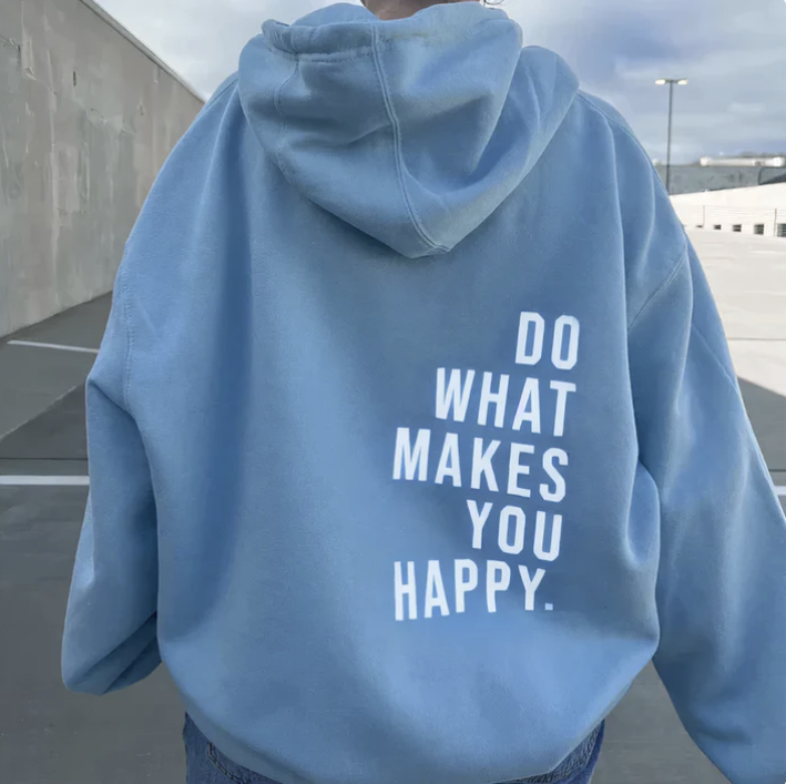 Oversized Cozy Women's Hoodie - Relaxed Cut, Fleece, Casual Blue - Tophatter Daily Deals