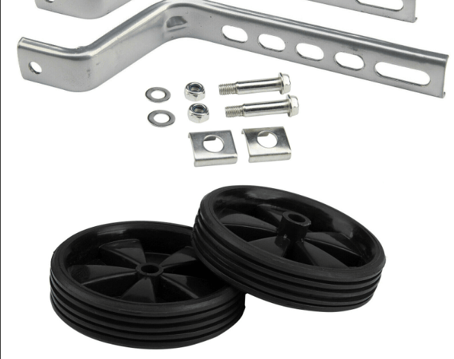 Kids Bike Training Wheels - Child Kids Bicycle Bike Cycle Universal Training Wheels Stabilisers 12-20