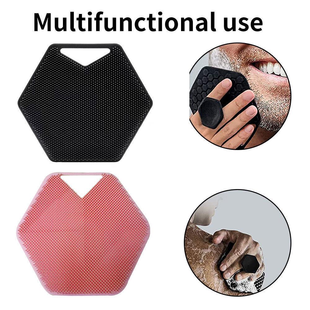 Silicone Body Scrubber - Silicone Body Face Scrubber Shower Cleansing Brush Exfoliating Deep Clean Brush Health & Beauty - Tophatter Daily Deals