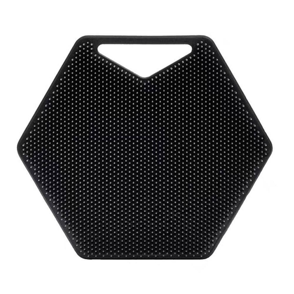 Silicone Body Scrubber - Silicone Body Face Scrubber Shower Cleansing Brush Exfoliating Deep Clean Brush Black Health & Beauty - Tophatter Daily Deals
