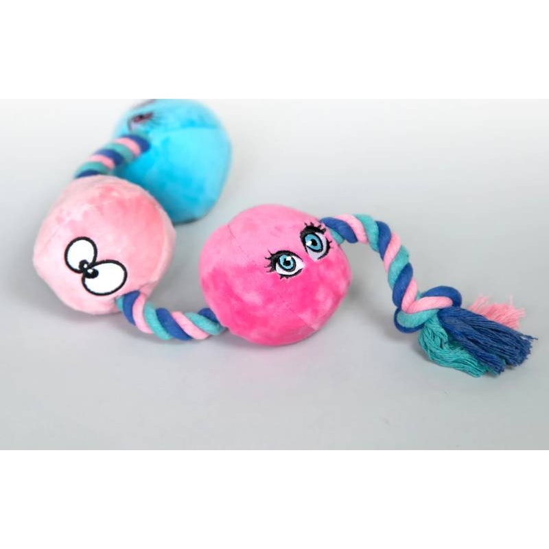 Scruffy Pet Toys Tug Buttons Plush Dog Toy for Active Play > Novelties > Gag Gifts - Tophatter Daily Deals