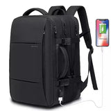 Expandable Travel Backpack Black Backpacks - Tophatter Daily Deals
