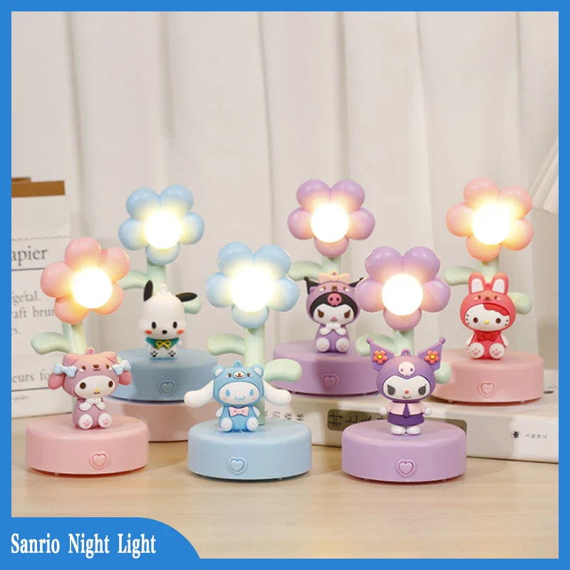 Sanrio Night Light Kuromi Hello Kitty Lamp Anime - Tophatter Daily Deals