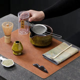 Matcha Tea Set Handmade Pottery Bowl Bamboo Whisk Kit - Tophatter Daily Deals
