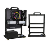 Open Frame Aluminum PC Case Rack EATX Water Cooling - Tophatter Daily Deals