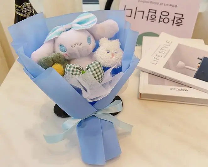 Sanrio Plush Flower Bouquet Flowers - Tophatter Daily Deals