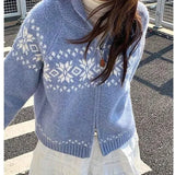 Soft Cozy Women’s Knit Cardigan Jacket – Zip Up Knit Winter - Tophatter Daily Deals