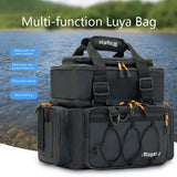 Waterproof Fishing Gear Shoulder Bag Camping Black Duffel Bags - Tophatter Daily Deals