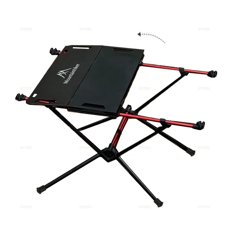 Transparent Tactical Camping Table Black Camp Furniture - Tophatter Daily Deals
