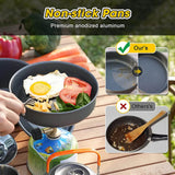 Outdoor Camping Cookware Set Orange Camp Cooking - Tophatter Daily Deals