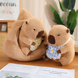 Kawaii Snack Attack: Hamburger Capybara Dog Pig Capibaras Pizza Bubble Tea Cushion Plush Animals - Tophatter Daily Deals