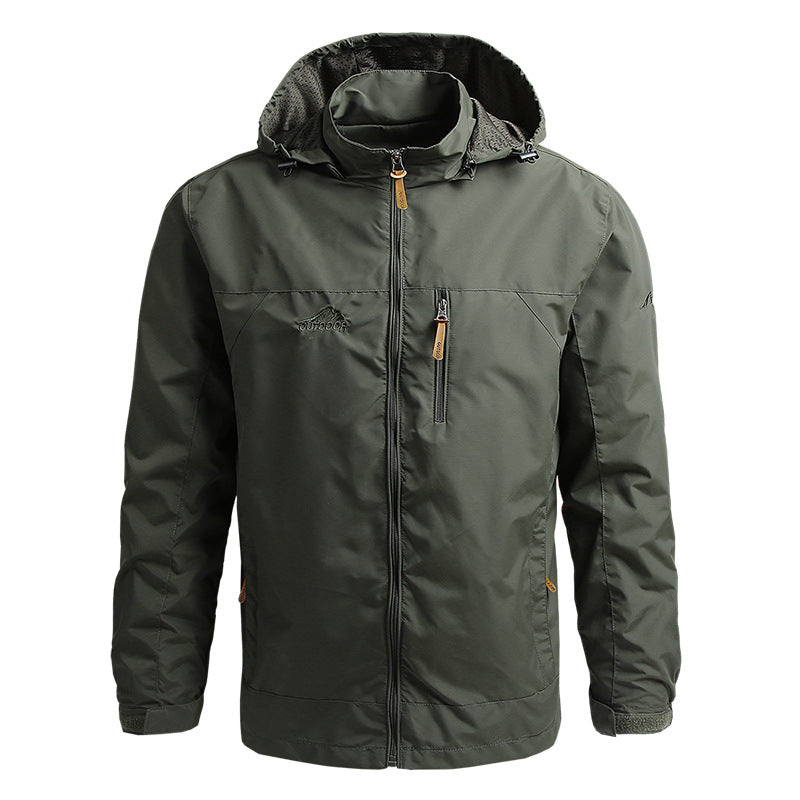 Waterproof Mens Tactical Jacket - Hooded, Lightweight - Tophatter Daily Deals