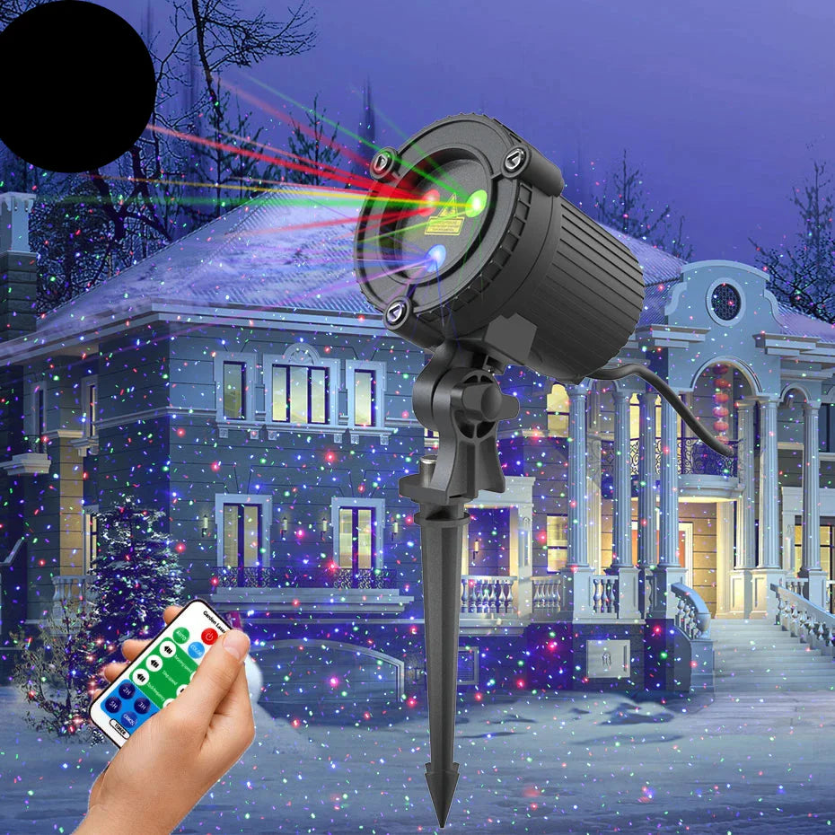 Christmas Laser Light Projector Waterproof Outdoor Garden - Tophatter Daily Deals
