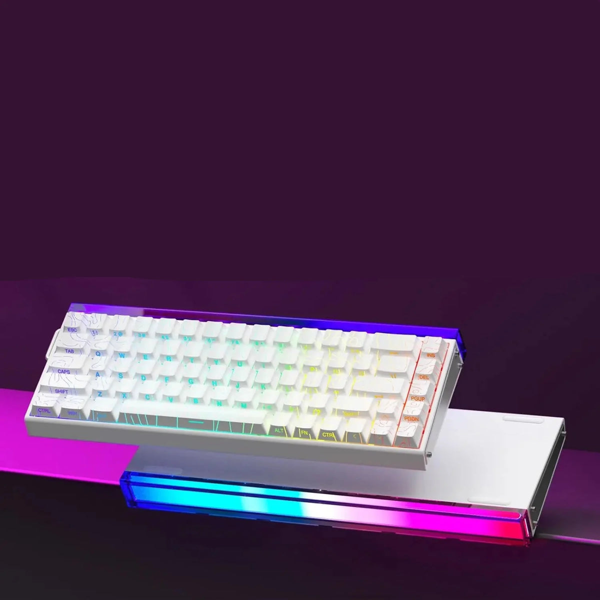 Mechanical 60 Percent Magnetic Switch Gaming Keyboard 8KHz - Tophatter Daily Deals