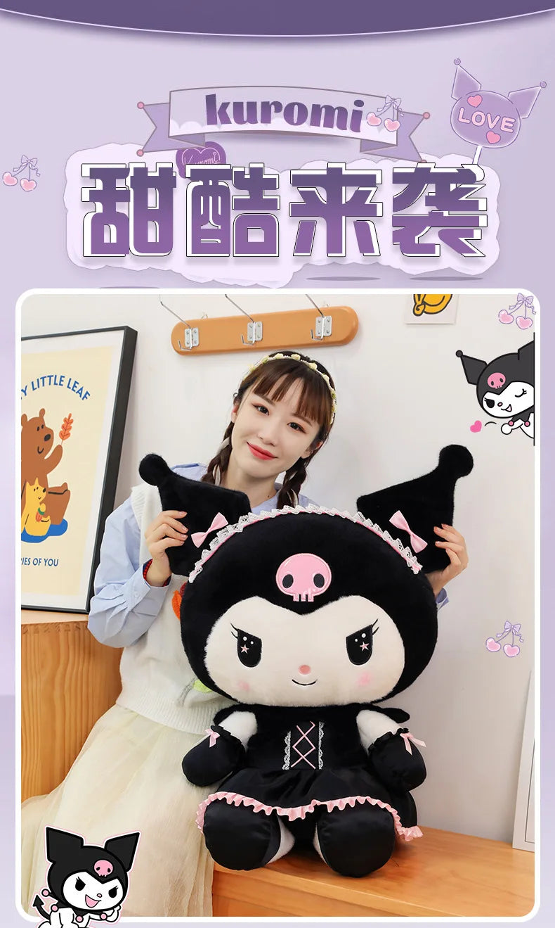 Sanrio Kuromi Plush Kawaii Cute Little Devil Plush Anime - Tophatter Daily Deals